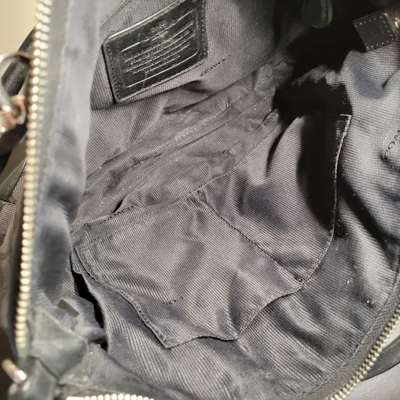 Coach Signature Gray Handbag - Picture 13 of 13